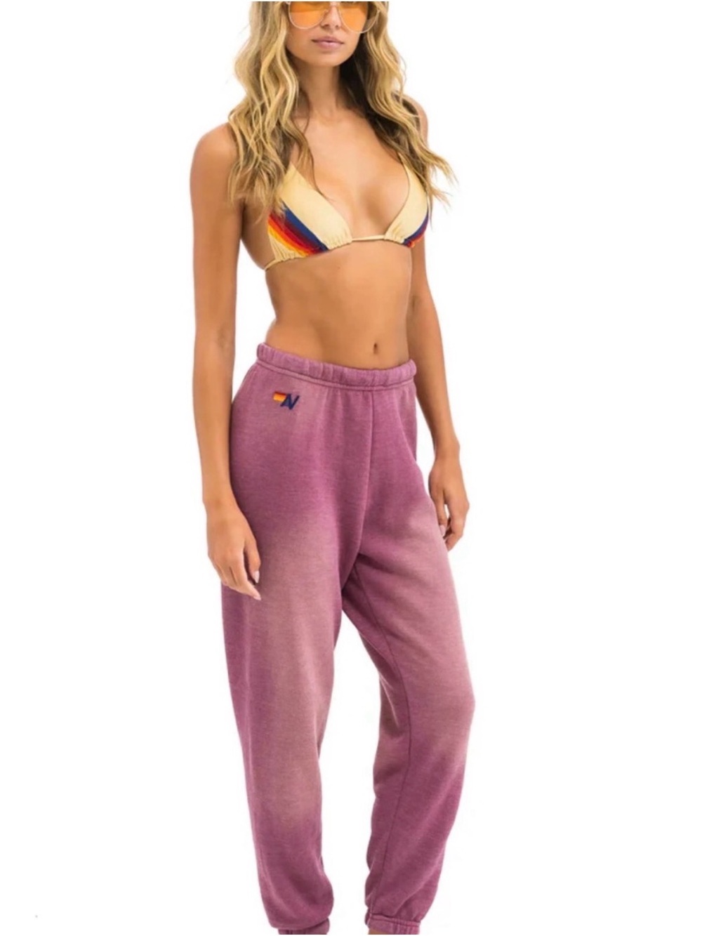 Aviator Nation Mauve Sweatpants